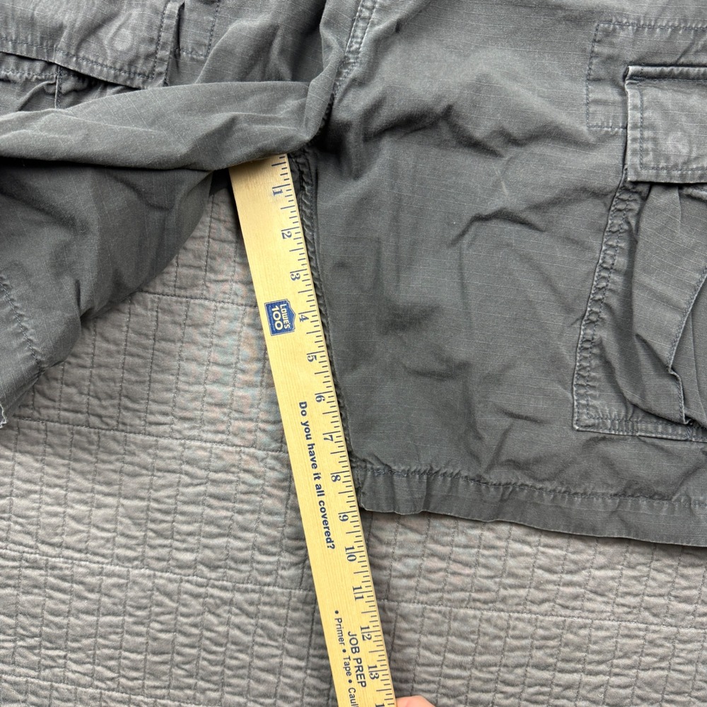 Levis Mens 34 Cargo Shorts Gray Ripstop 9" Utility Skater Casual Streetwear - Picture 10 of 12